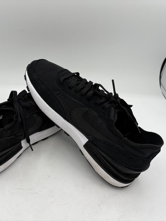 Nike Mens Waffle One Running Shoes DA7995-001 Men's Black/Black-White Size 9 - Picture 6 of 12